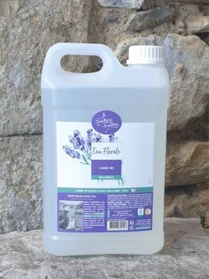 Bidon d'eau florale de lavande fine de 3 litres