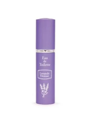 Flacon en métal d'eau de toilette Lavande Précieuse 10 ml.